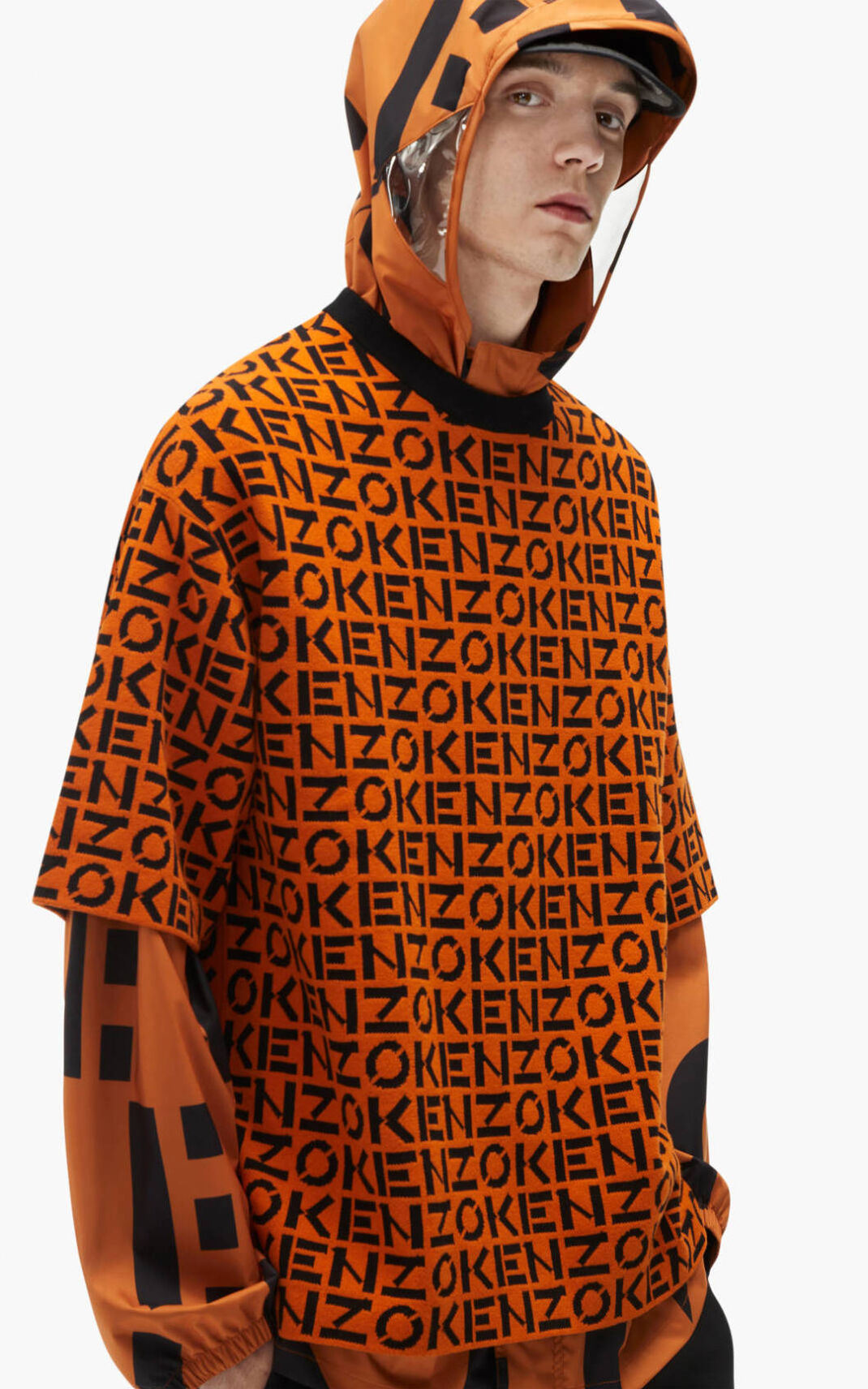 Kenzo Sport oversize monogram Stickad Tröja Herr | 81907-ALGY